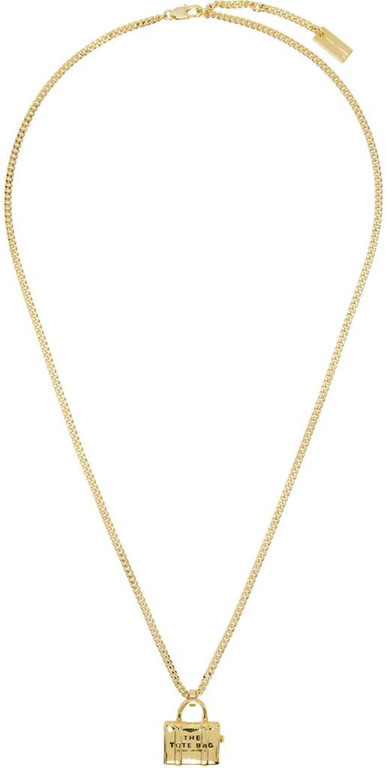 Gold 'The Tote Bag' Necklace