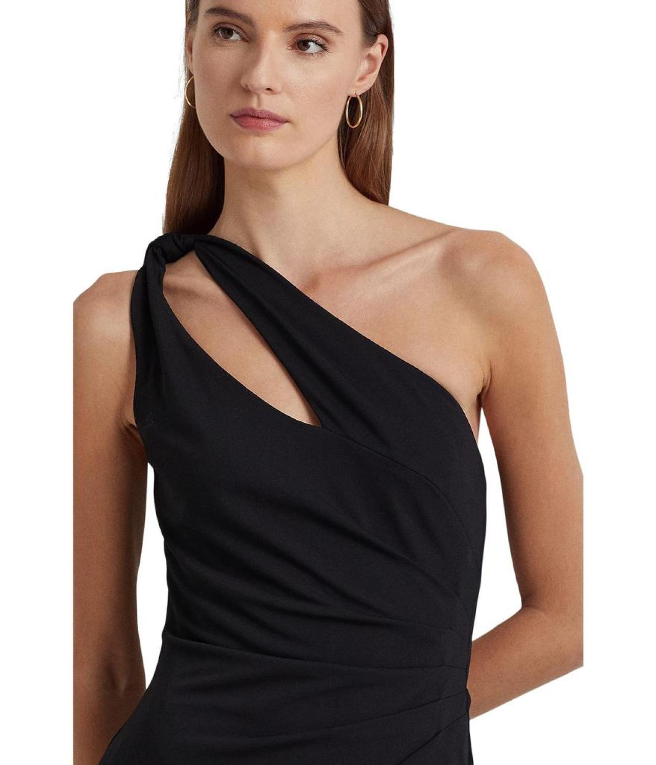 Jersey One-Shoulder Cocktail Dress