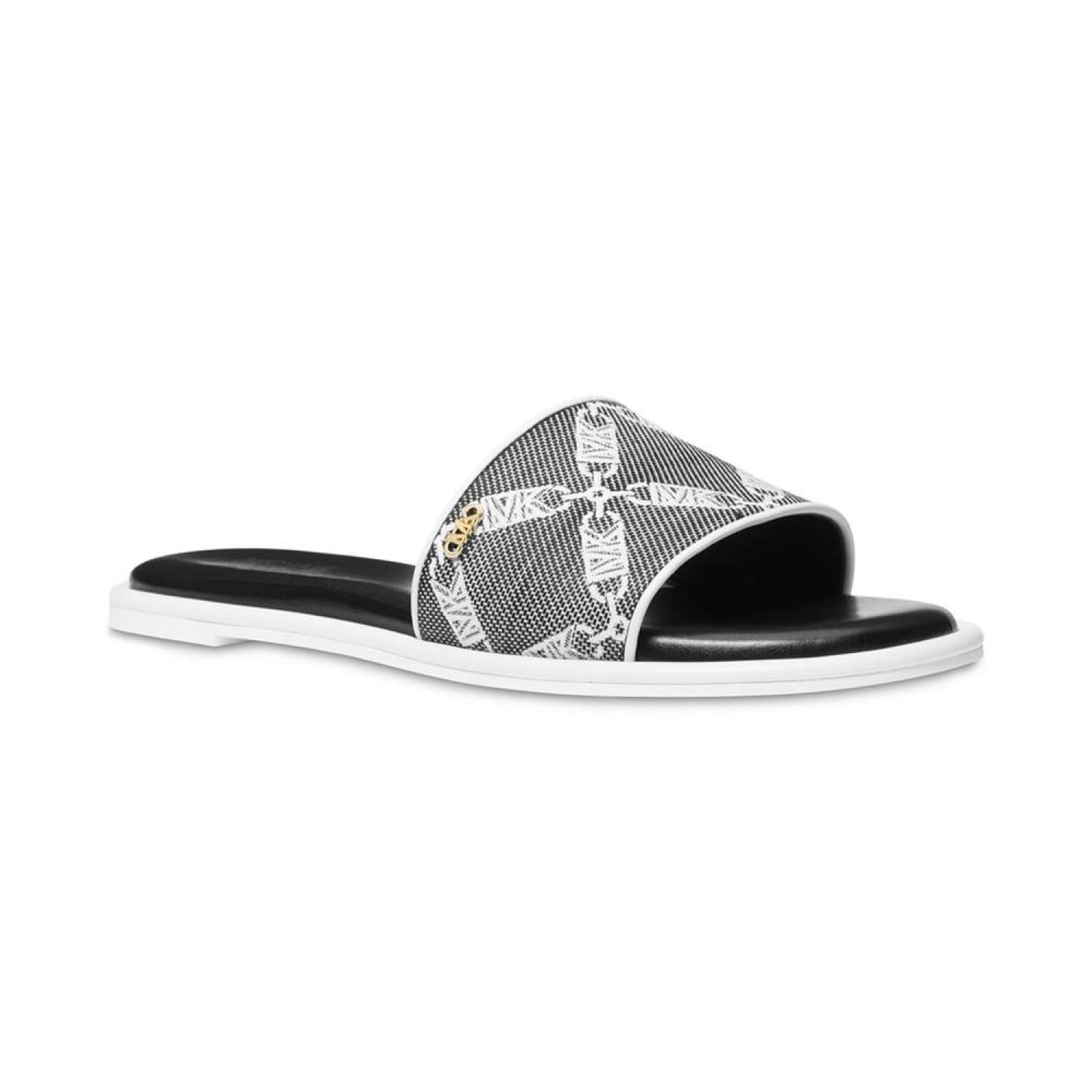 Saylor Logo Embroidered Slide Sandals