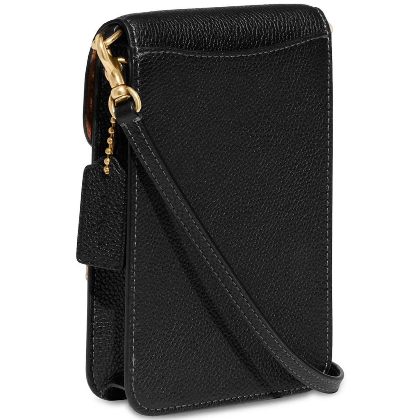 Polished Pebble Leather C Mini Phone Crossbody