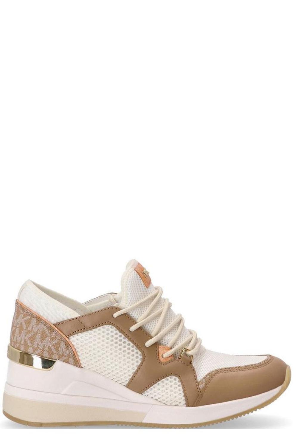 Michael Kors Logo Monogram Lace Up Sneakers