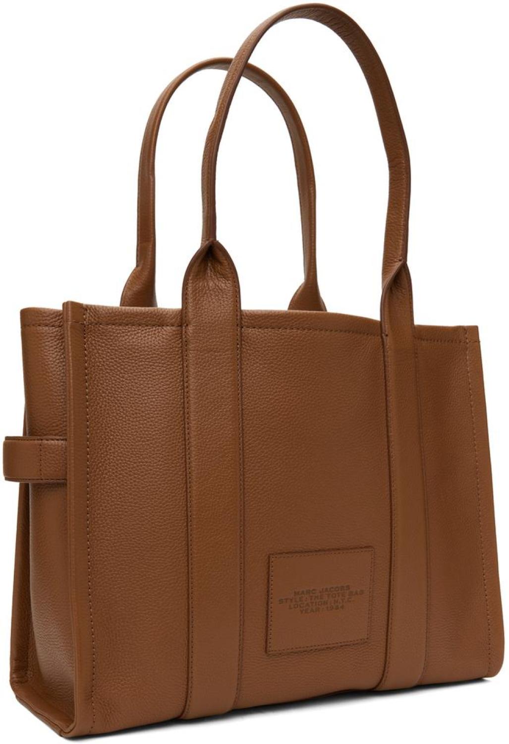 Brown 'The Leather Large' Tote