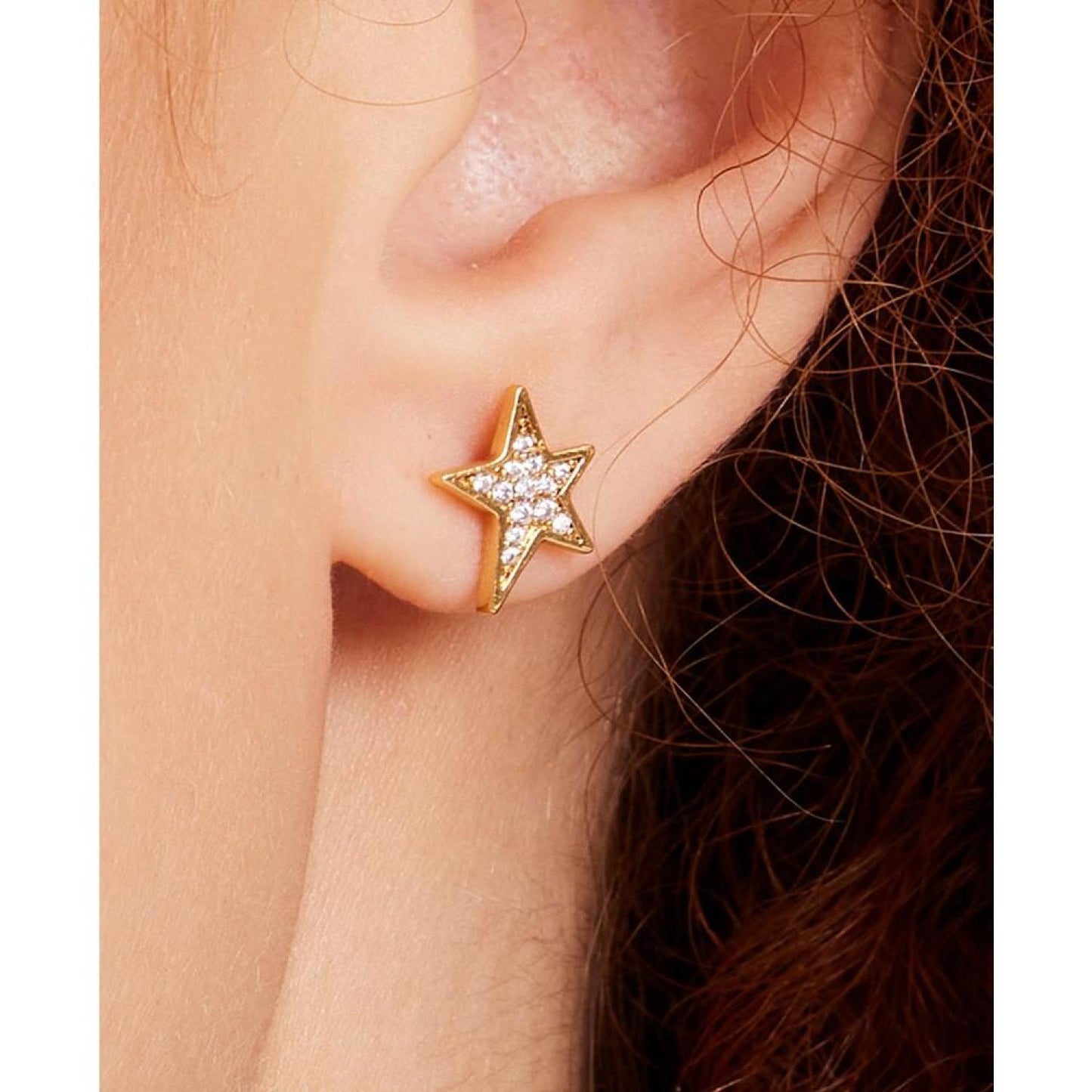 Pavé Star Stud Earrings