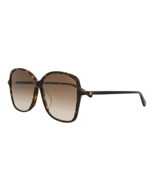 Rectangle-Frame Acetate Sunglasses