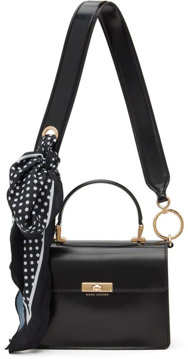 Black 'The Downtown' Top Handle Bag