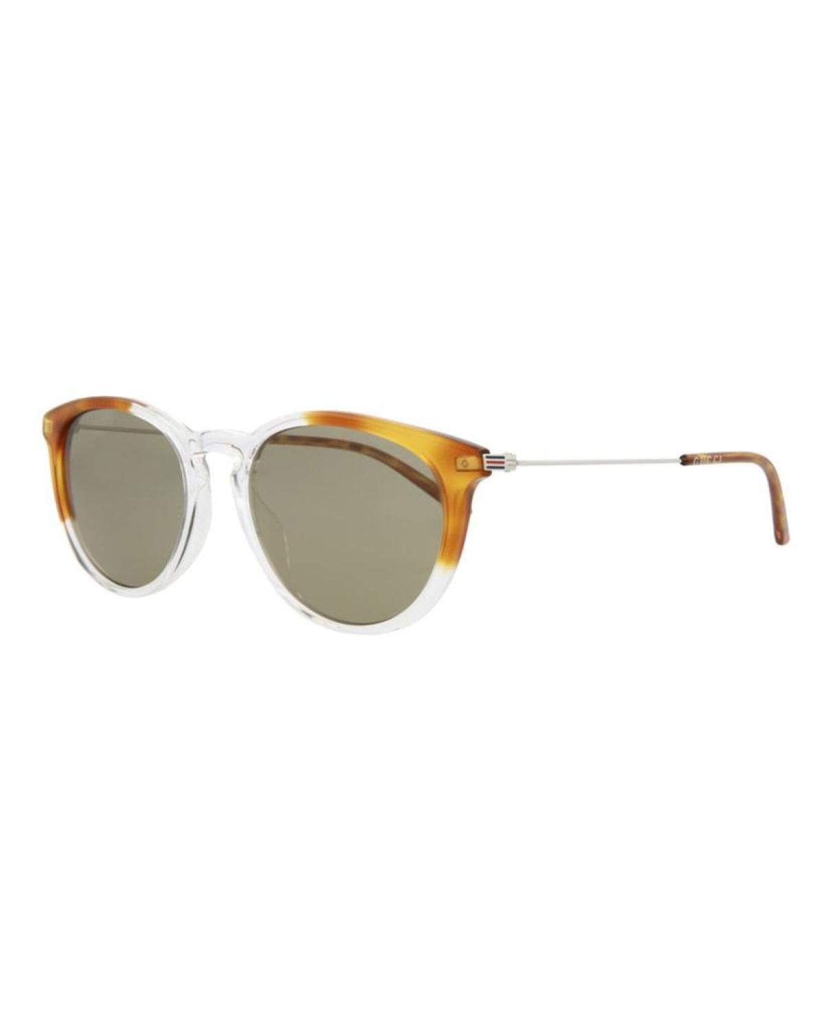 Round-Frame Acetate Sunglasses