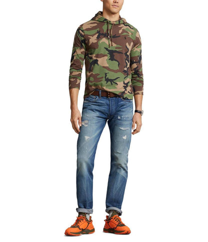 Camo Jersey Hooded T-Shirt