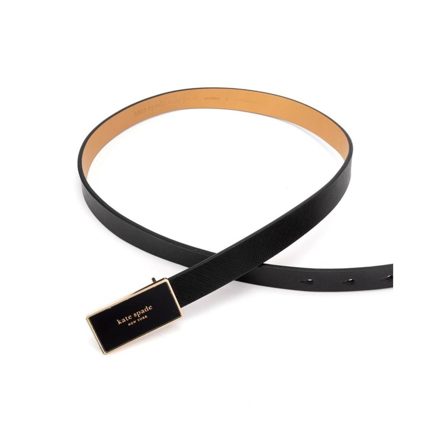 Women's 20mm Enamel Plaque Buckle Belt