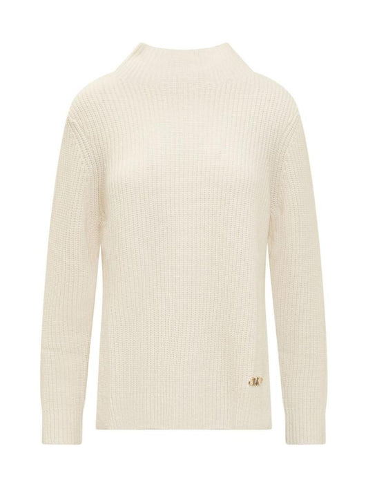 Michael Michael Kors Logo Plaque High Neck Jumper