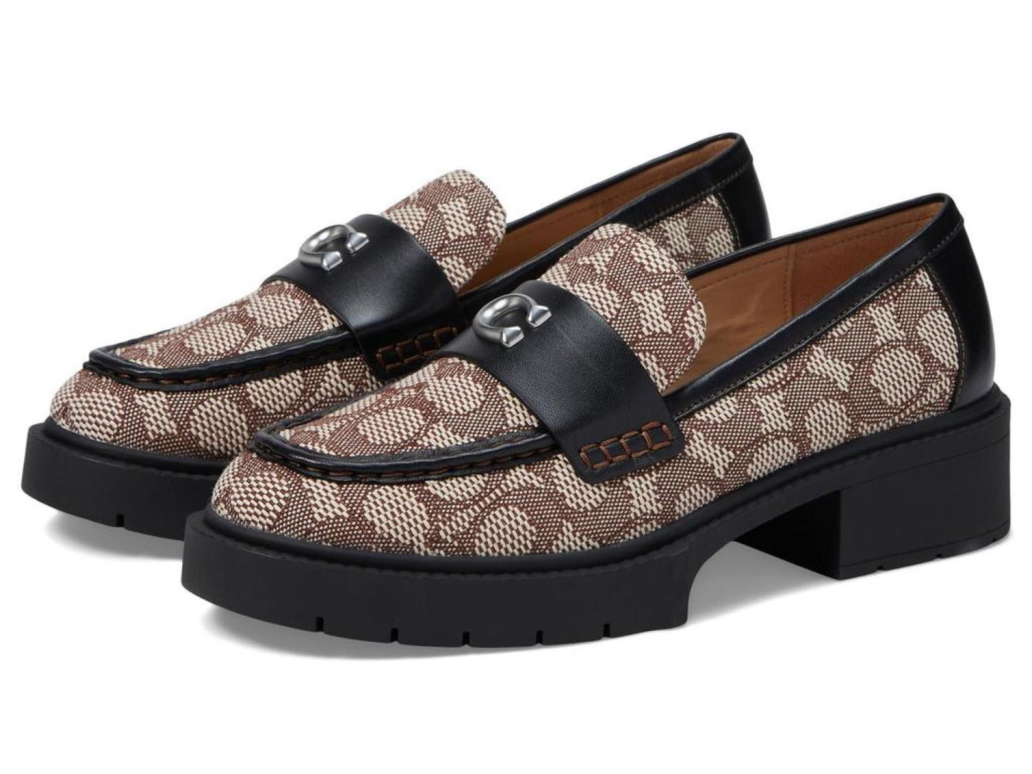 Leah Textile Jacquard Loafer