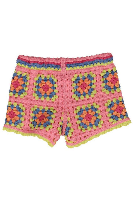 The Marc Jacobs Kids Drawstring Crochet Shorts