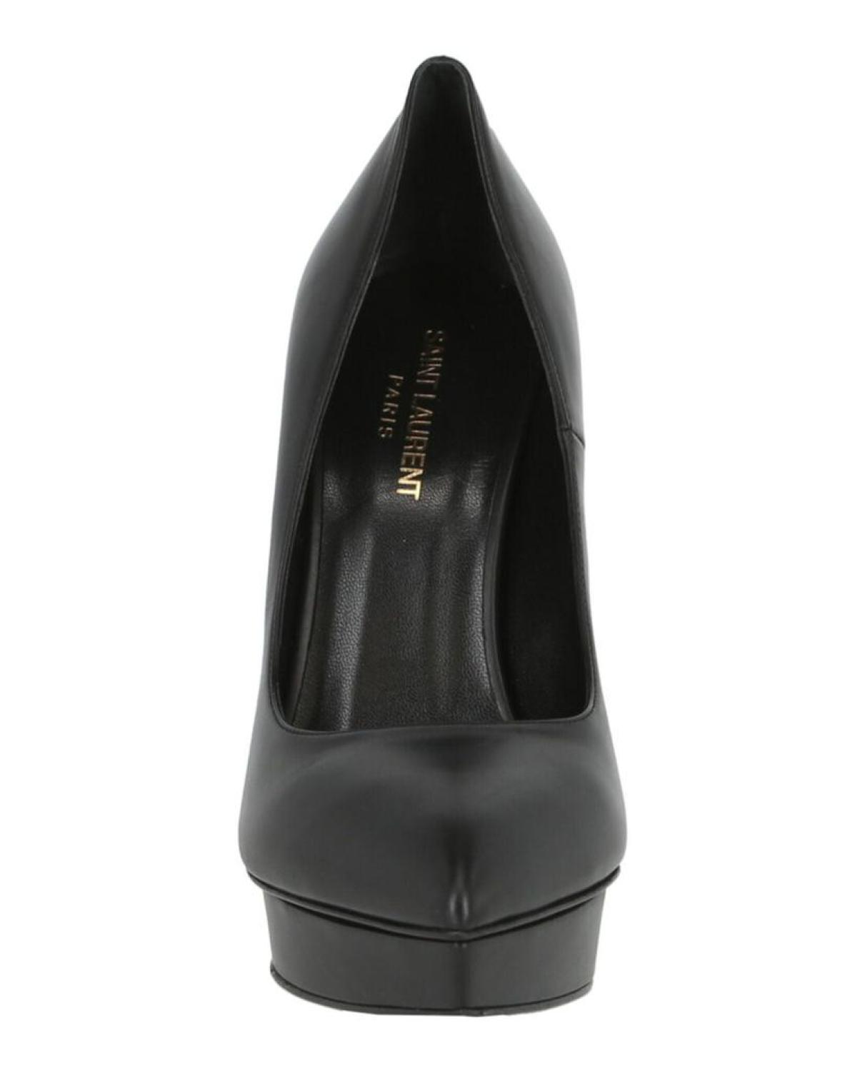 Saint Laurent Janis Leather Platform Pumps