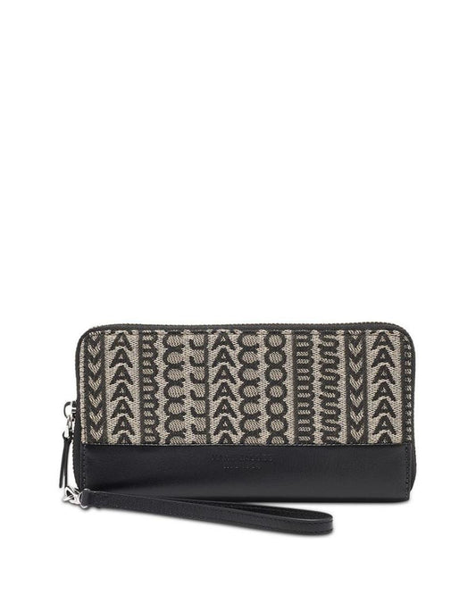 The Monogram Jacquard Continental Wristlet Wallet