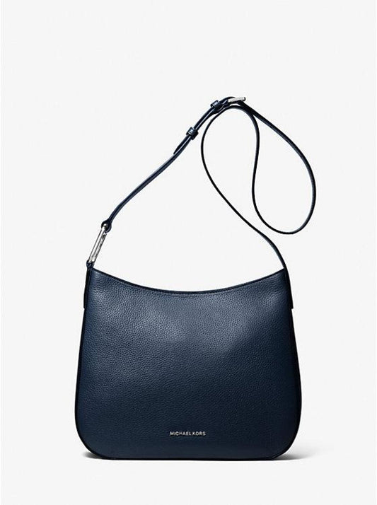 Kensington Large Pebbled Leather Crossbody Bag