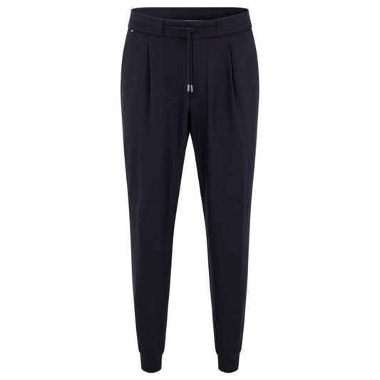 Tapered-fit trousers in a wool blend