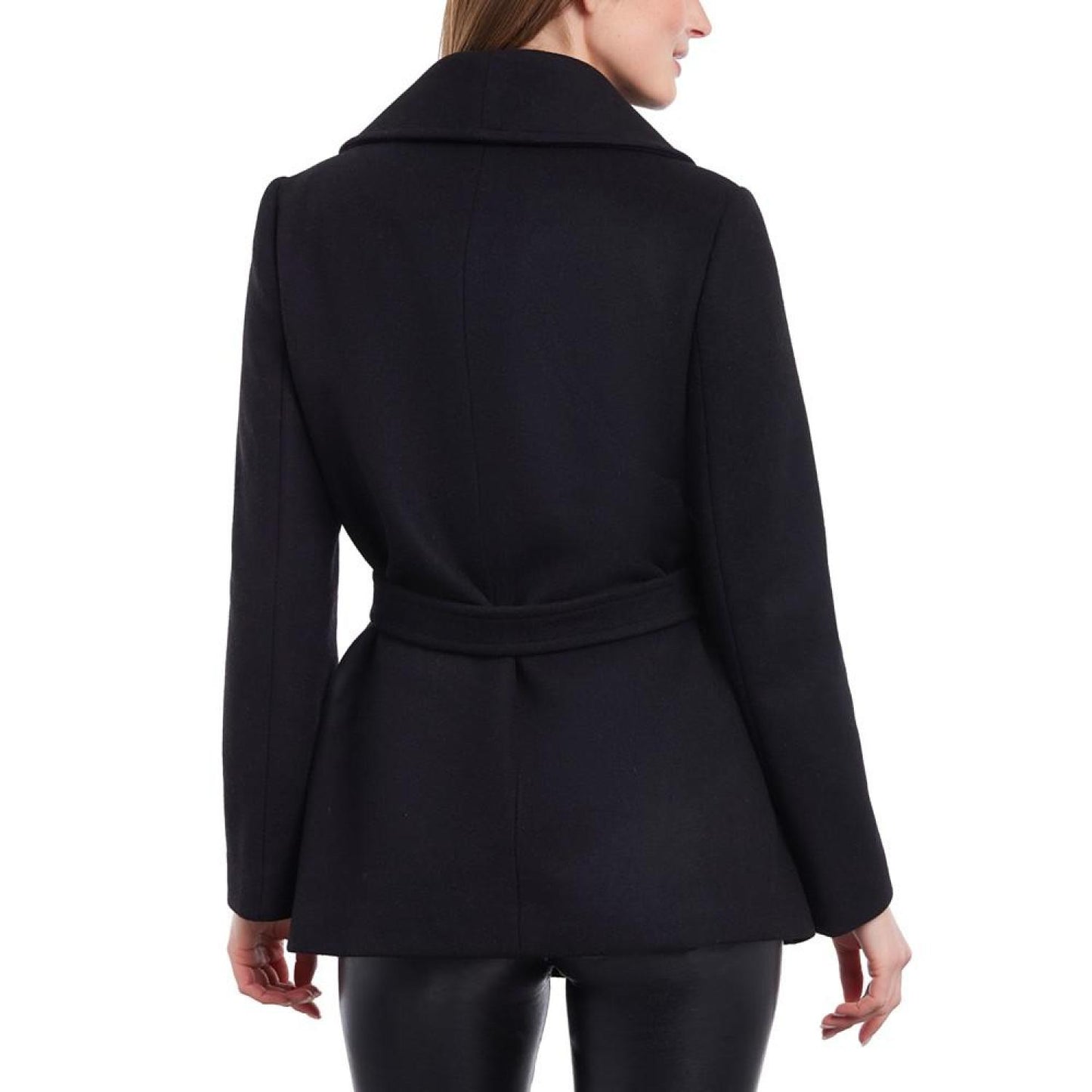 Women's Belted Shawl-Collar Coat