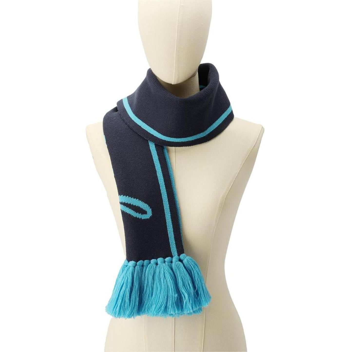 Women's Varsity Logo Knit Fringe-Trim Scarf