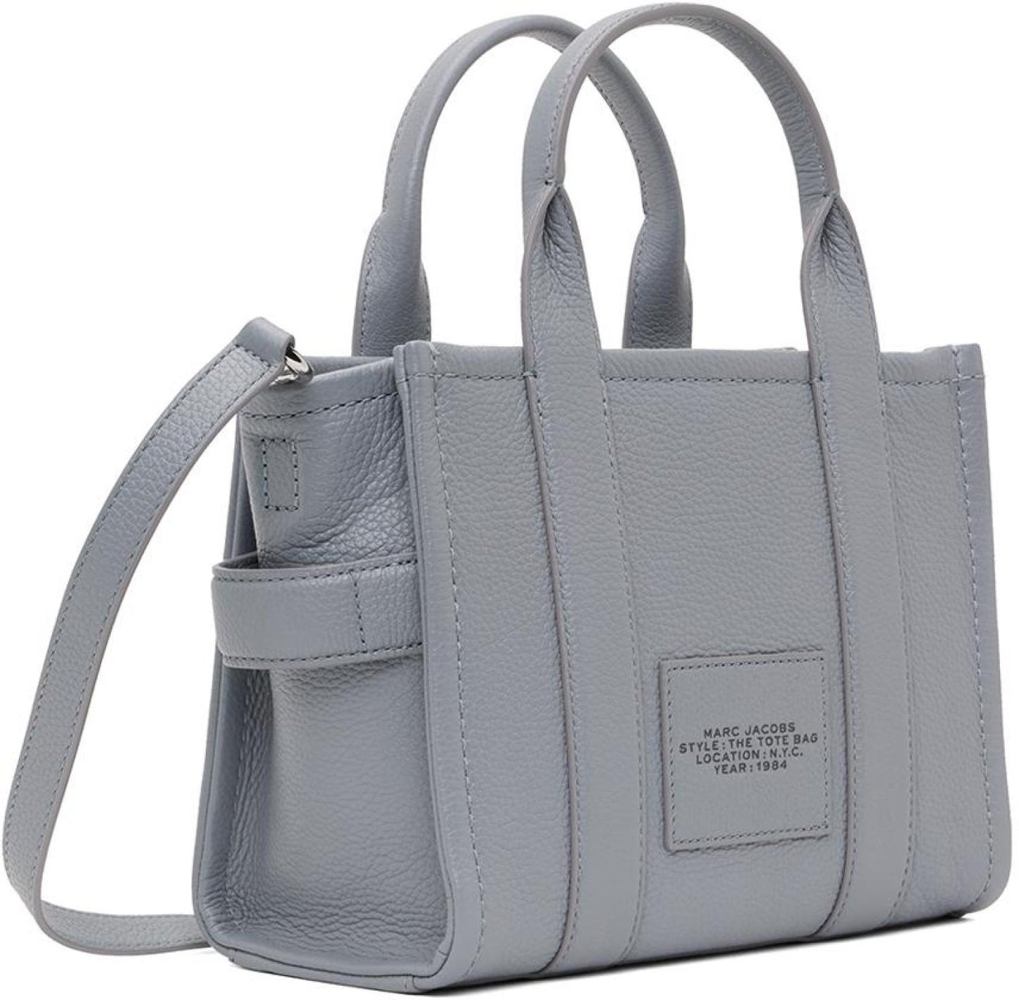 Gray 'The Leather Small' Tote