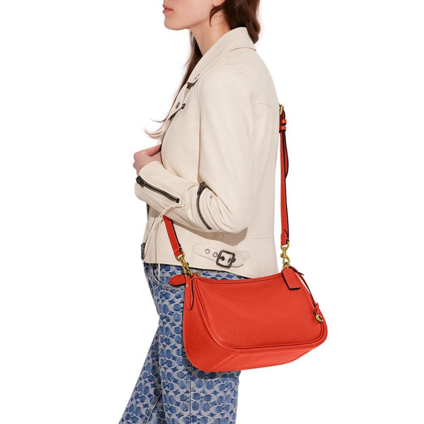 Soft Pebble Leather Cary Convertible Crossbody