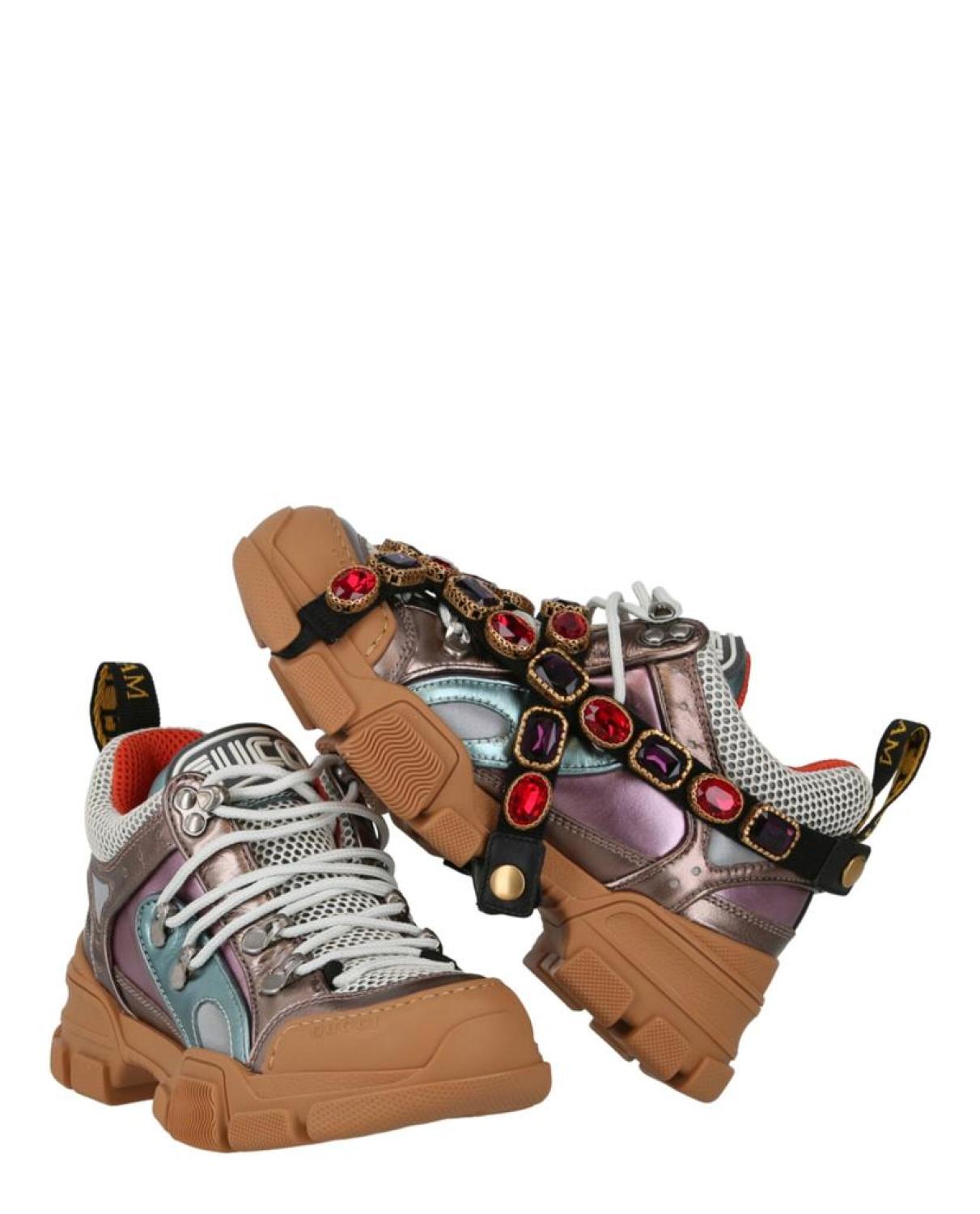 Flashtrek Chunky Leather Sneakers