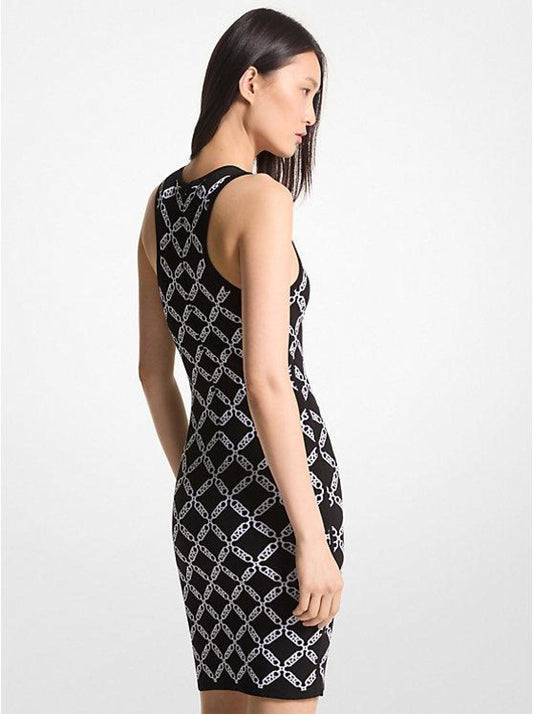 Empire Logo Jacquard Tank Dress