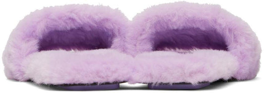 Purple 'The J Marc' Teddy Sandals