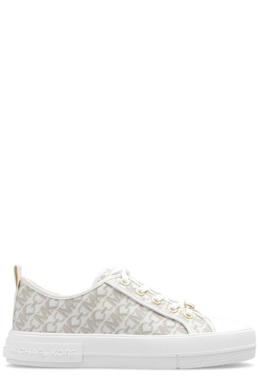 Michael Michael Kors Monogram-Printed Lace-Up Sneakers