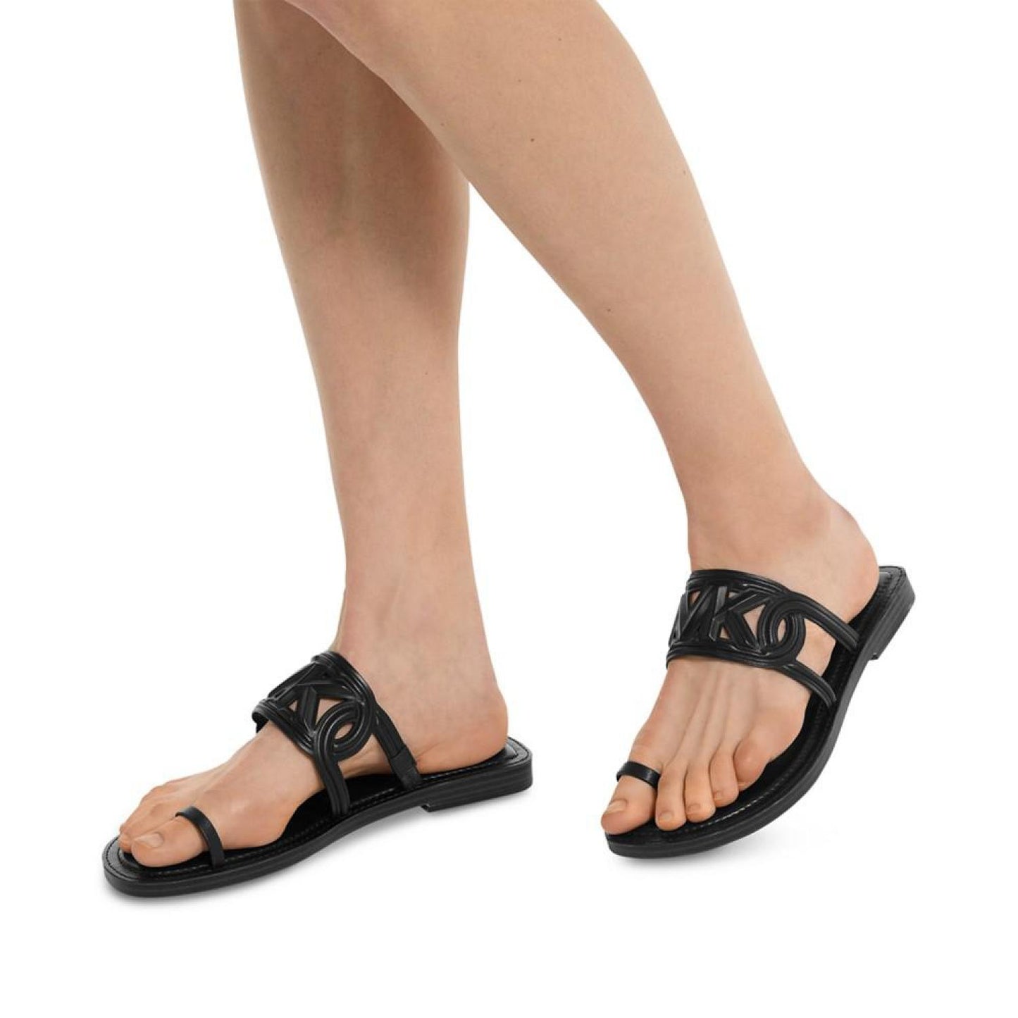 Women's Alma Logo-Strap Flat Sandals