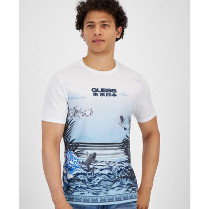 Men's Blue Lagoon Short-Sleeve Crewneck T-Shirt