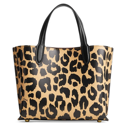 Willow 24 Leopard Print Leather Small Tote