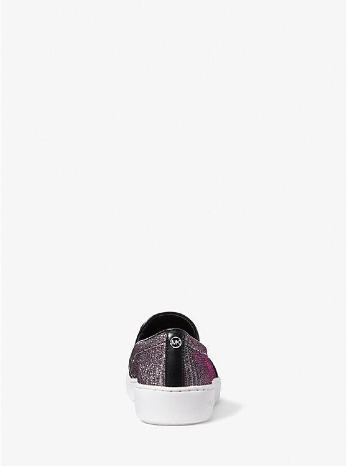 Keaton Glitter Chain Mesh Slip-On Sneaker