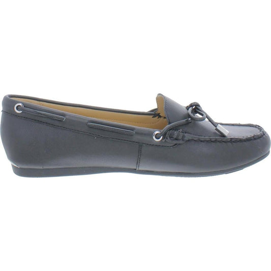 Womens Leather Slip On Moccasins