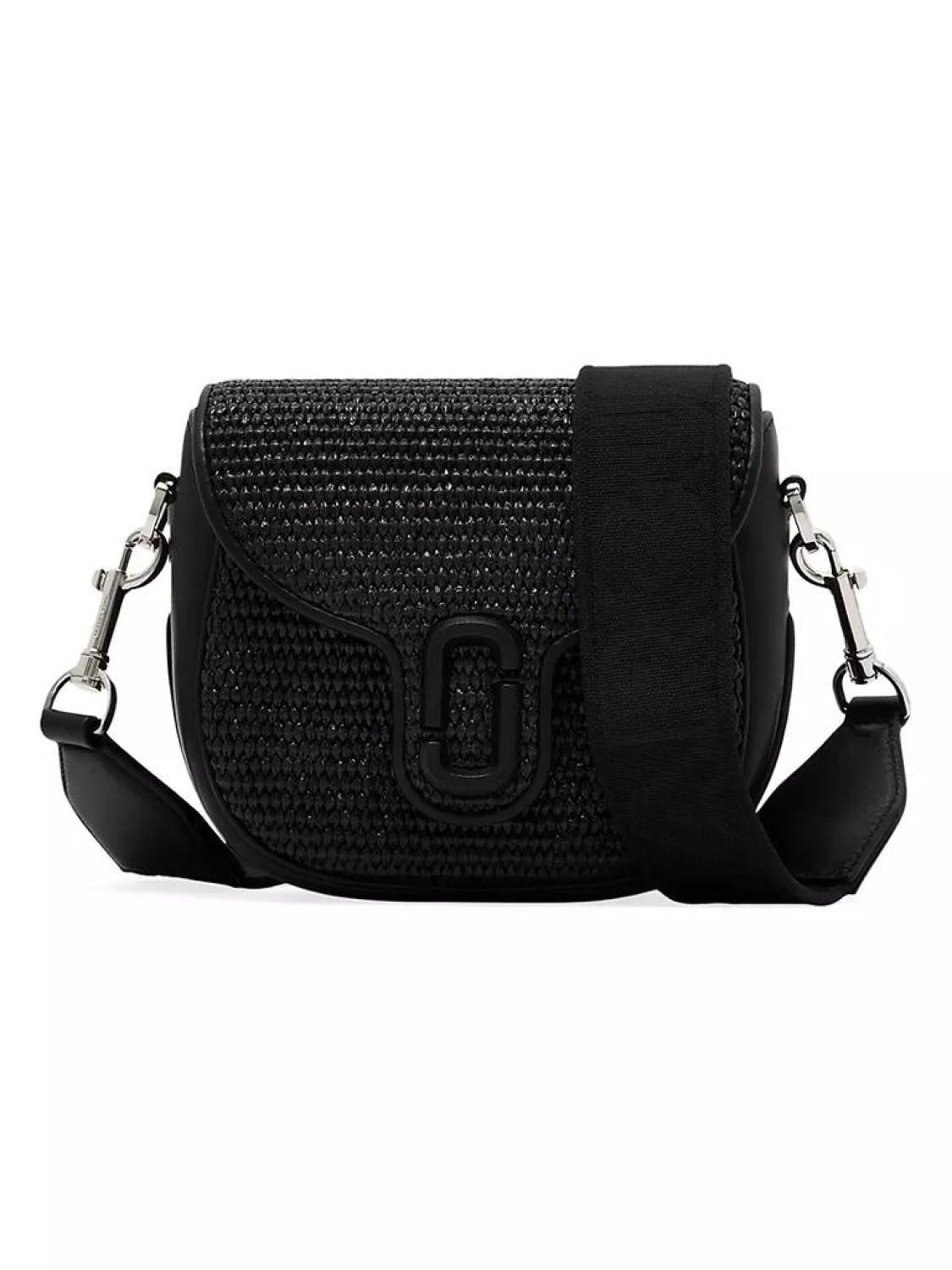 The Woven J Marc Small Saddle Bag