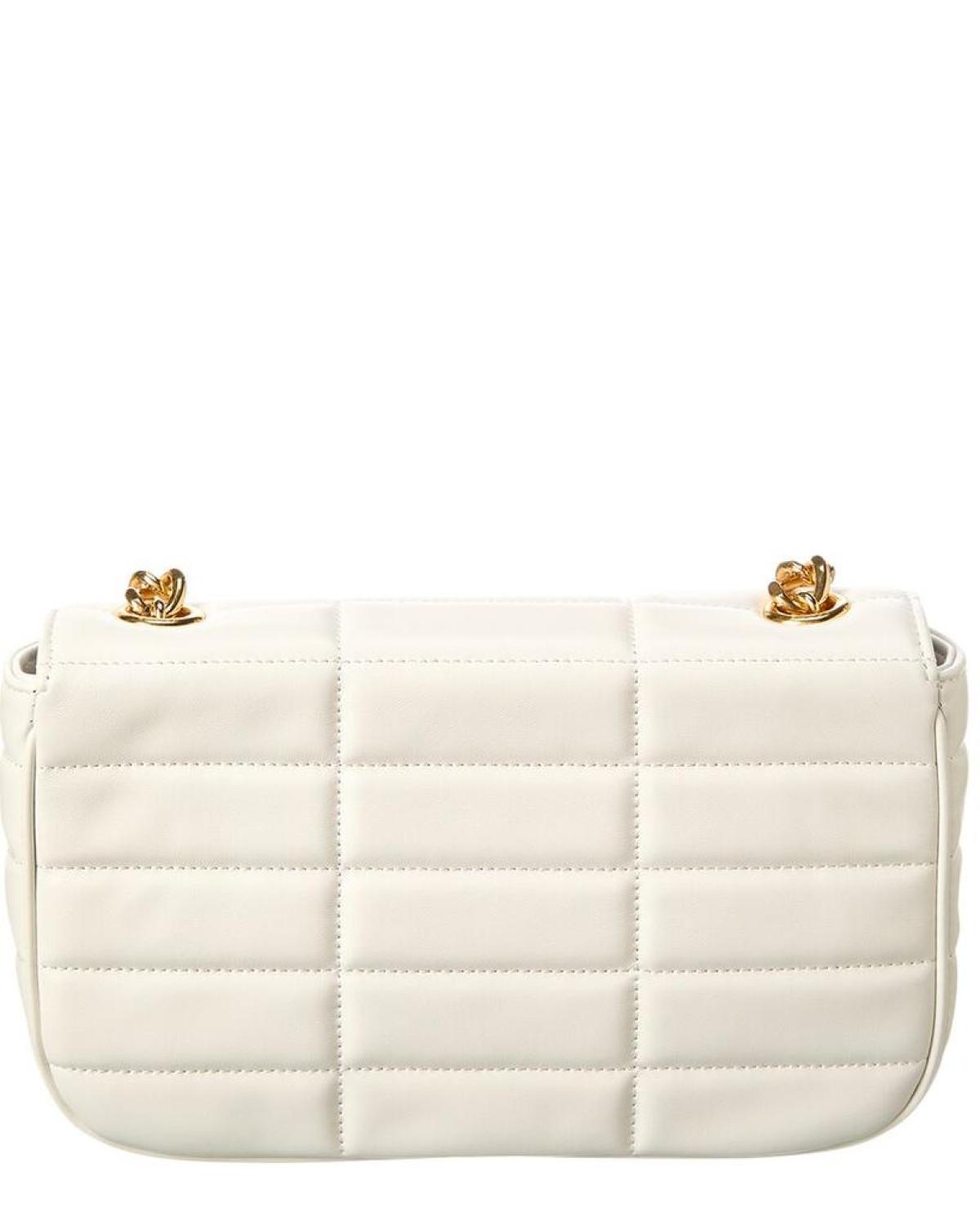 CELINE Monochrome Quilted Leather Shoulder Bag