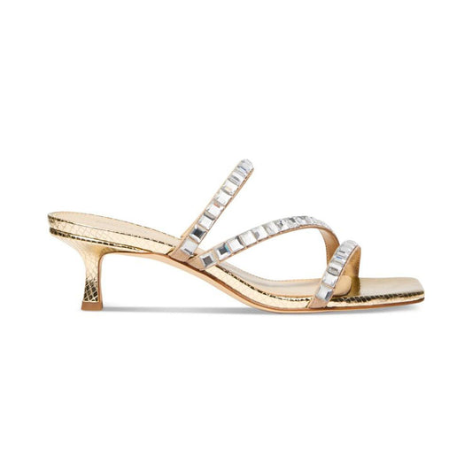 Women's Celia Embellished Kitten-Heel Slide Sandals