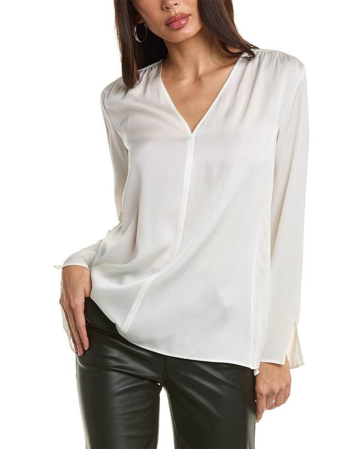 Hugo Boss Iore Silk-Blend Top