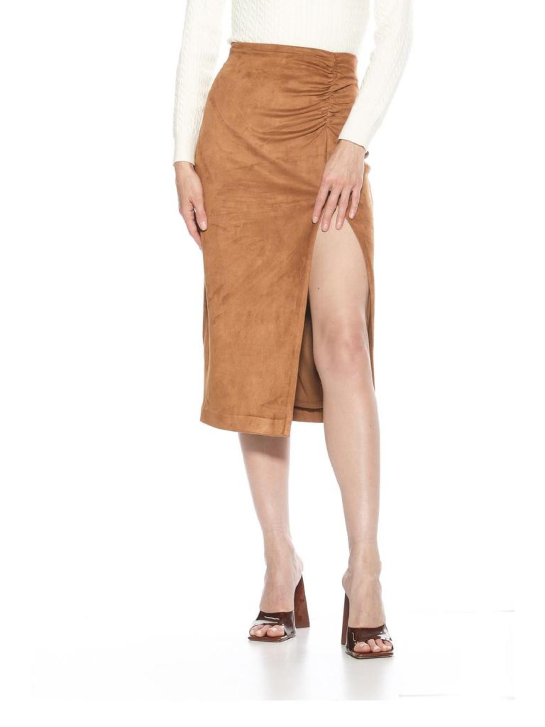 Zayla Suede Skirt