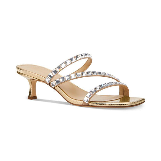 Women's Celia Embellished Kitten-Heel Slide Sandals