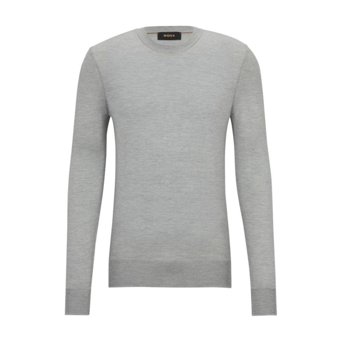 Regular-fit sweater in pure silk