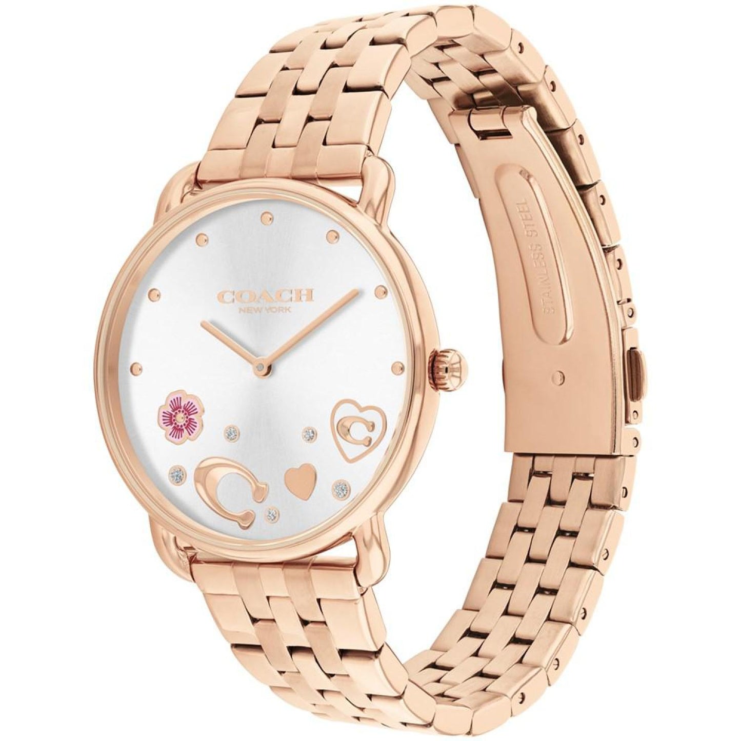 Women's Elliot Rose Gold-Tone Stainless Steel Bracelet Watch 36mm