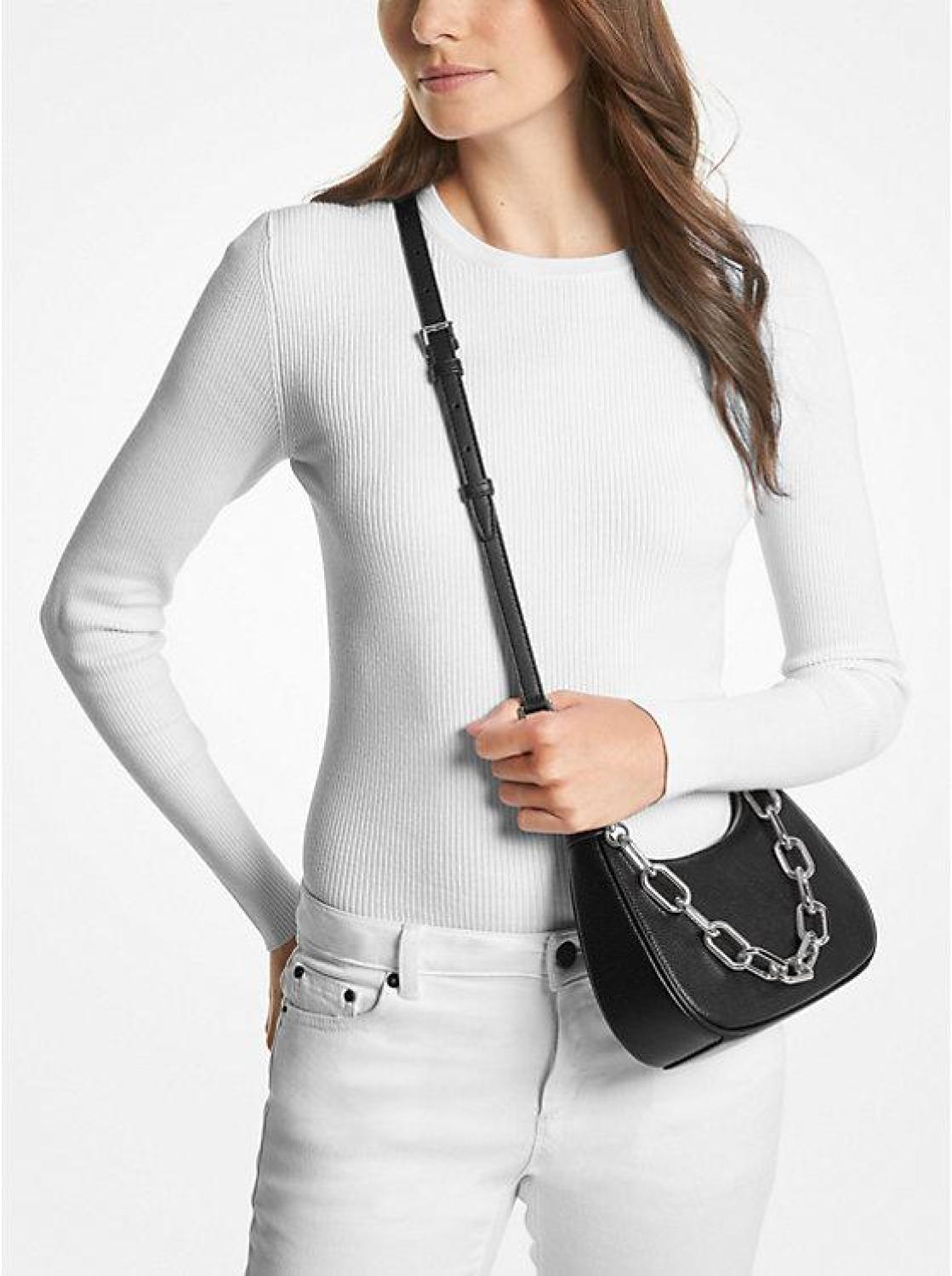 Cora Medium Pebbled Leather Shoulder Bag