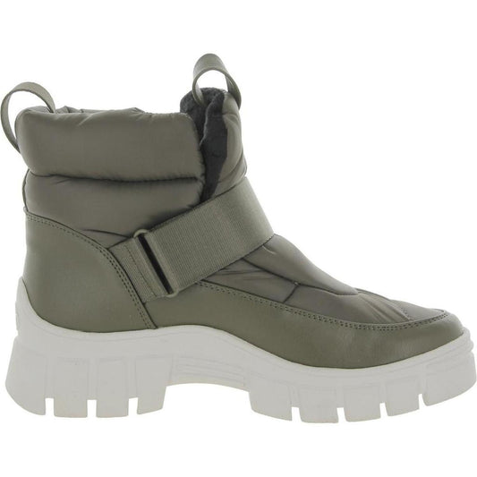 Hidemi Womens Puffer Metallic Winter & Snow Boots