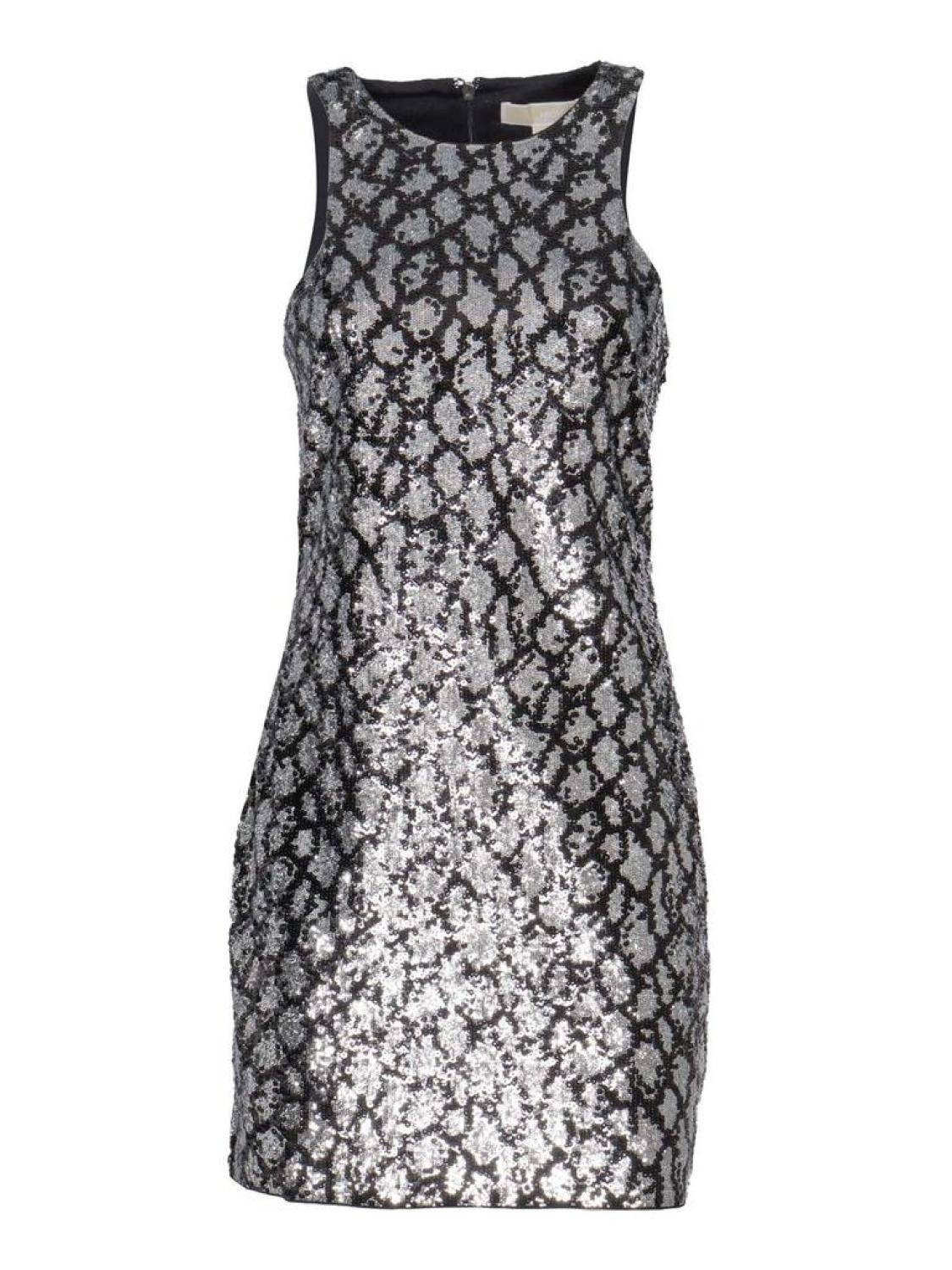 Michael Michael Kors Sequined Stretch-Tulle Tank Dress