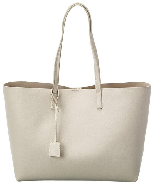 Saint Laurent E/W Leather Shopper Tote