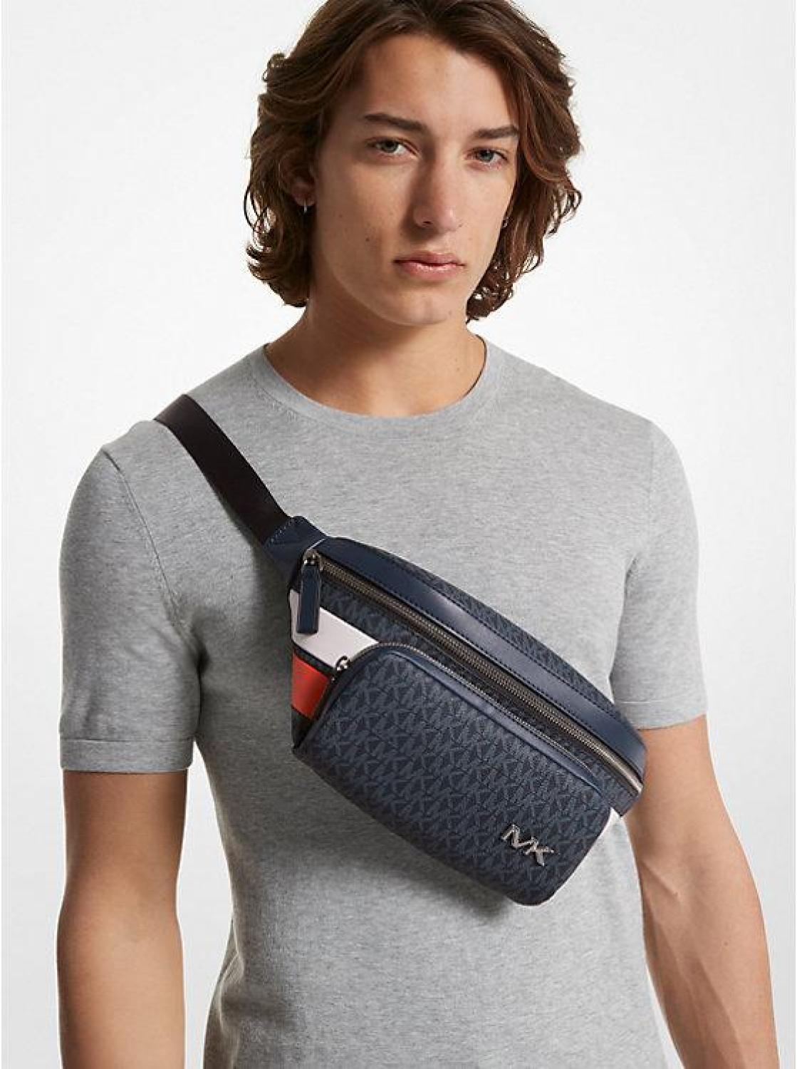 Rivington Striped Logo Belt Bag