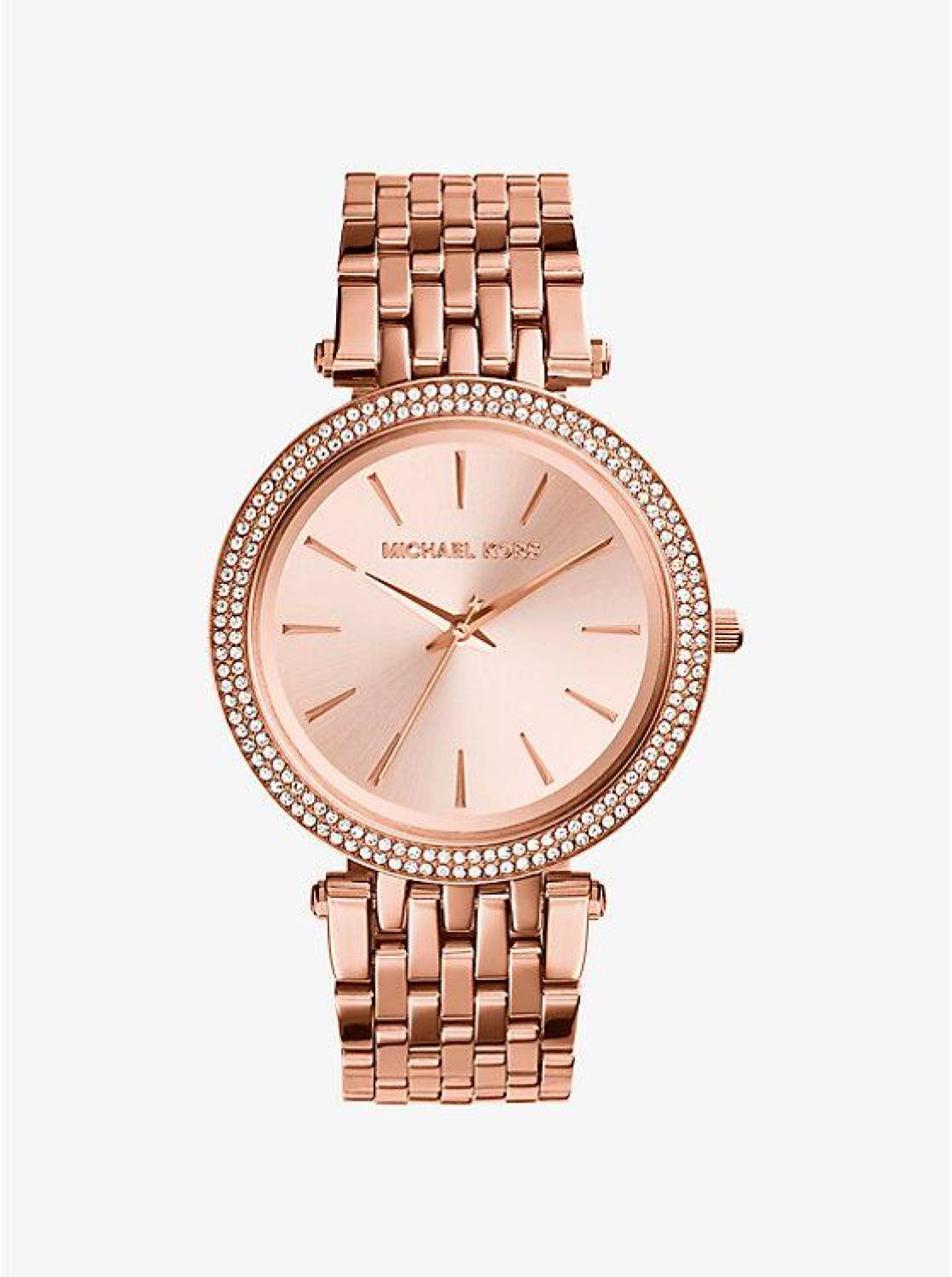 Darci Pavé Rose Gold-Tone Watch