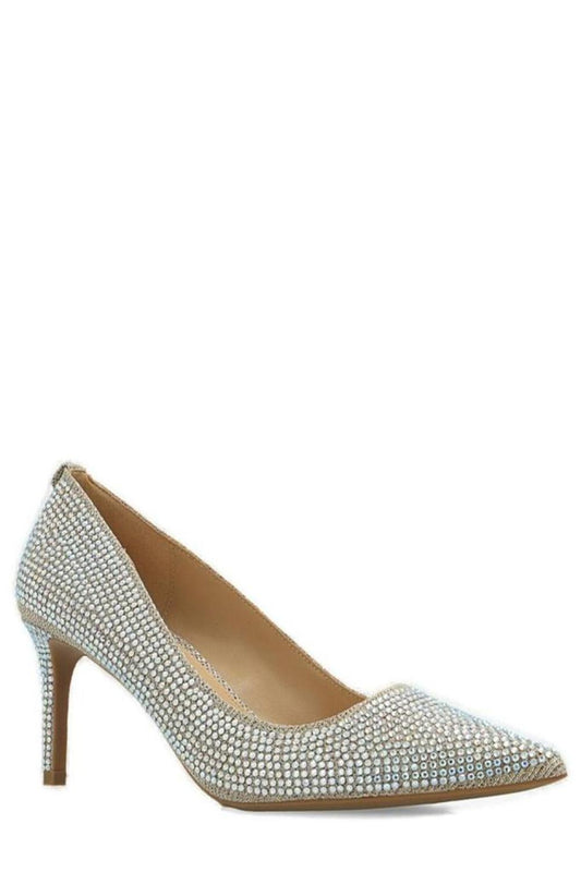 Michael Michael Kors Alina Flex Glitter Chain-Mesh Pumps