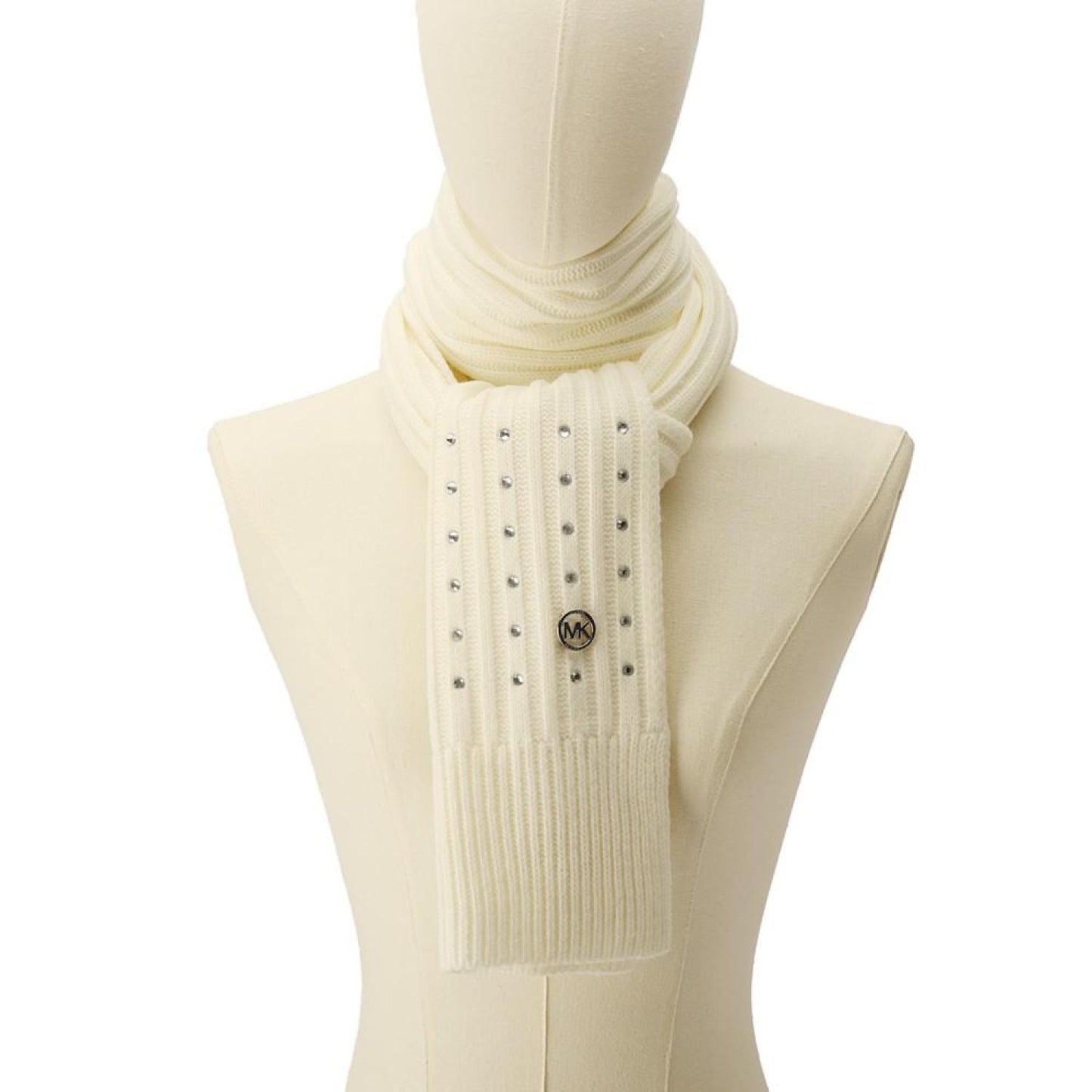 Women's Ribbed Embellished Scarf