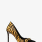 Parker Tiger Print Calf Hair and Leather Pump