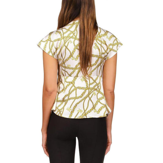 Womens Printed Logo Blouse